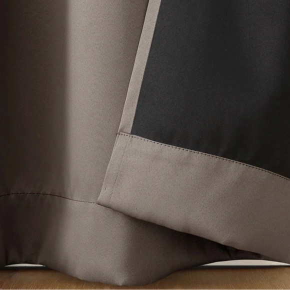 Sun Zero Oslo Home Theater 100% Blackout Rod Pocket Curtain Panel Set of 2 - Picture 4 of 7